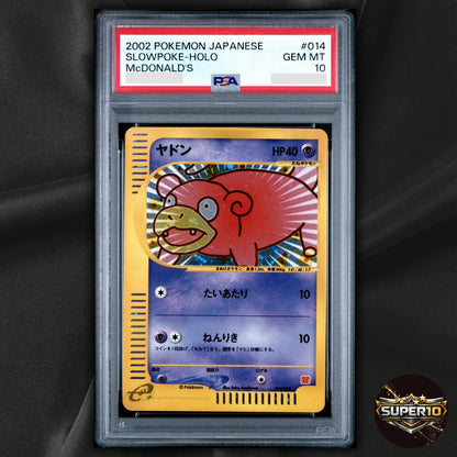 PSA 10 Slowpoke 014/018 McDonald's Pokemon-E Minimum Pack Holo