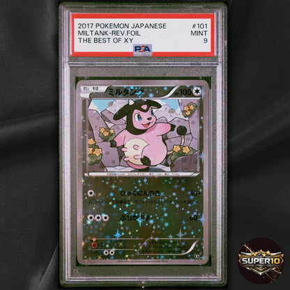 PSA 9 Miltank Reverse Holo 101/171 2017 Pokemon Japanese Best of XY