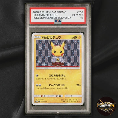 PSA 10 Hakama Pikachu 208/SM-P Promo 2018 Japanese Pokemon Card