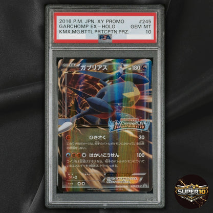 PSA 10 Garchomp EX 245/XY-P Blastoise Mega Battle Japanese Promo