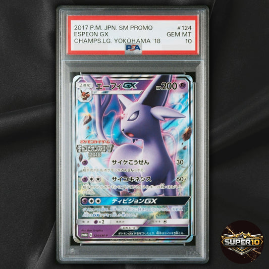 PSA 10 Espeon GX PROMO SM-P 124/SM-P Japanese