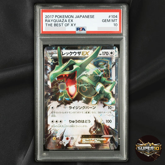 PSA 10 Rayquaza ex 104/171 Japanese Pokémon The Best of XY