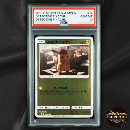 PSA 10 Detective Pikachu 014/024 SMP2 Great Detective Holo Japanese