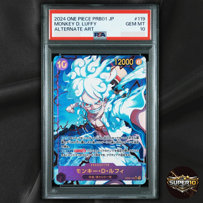 PSA 10 Monkey.D.Luffy SEC-P OP05-119 Premium Booster ONE PIECE Japanese