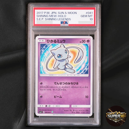 PSA 10 Shining Mew 041/072 Sm3+: Shining Legends Holo (Japanese)