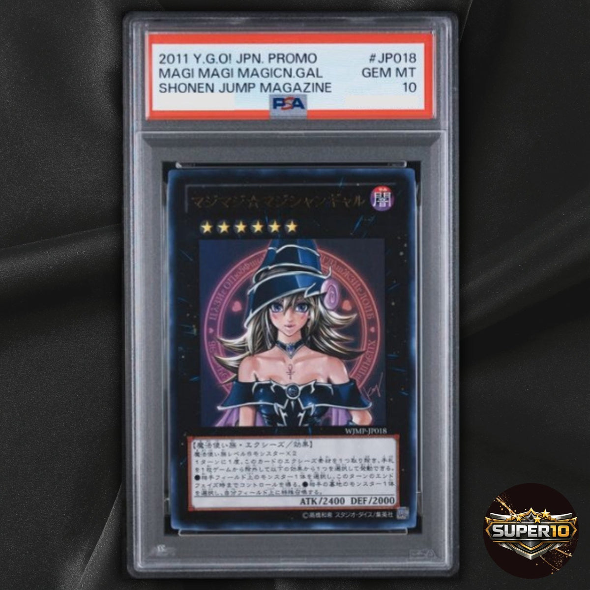 PSA 10 Konami Yugioh Japanese Magi Magi Magician Gal WJMP-JP018 Ultra Rare Jump