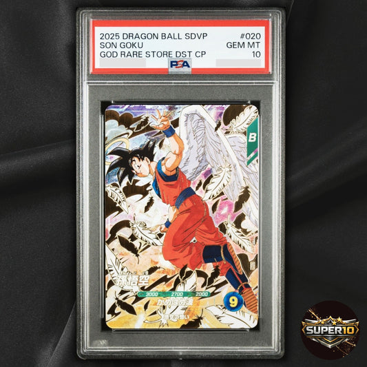 PSA 10 Dragon Ball Super Divers GDR SDVP-020 Son Goku Angel 1st Edition Limited