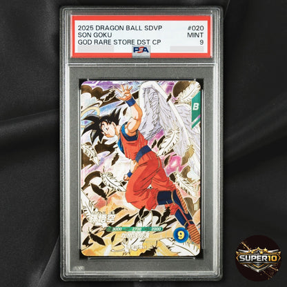 PSA 9 Dragon Ball Super Divers GDR SDVP-020 Son Goku Angel 1st Edition Limited