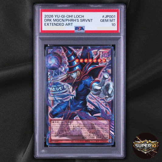 PSA 10 Dark Magician, the Pharaoh's Servant Ultra Rare LOCH-JP001 Yugioh