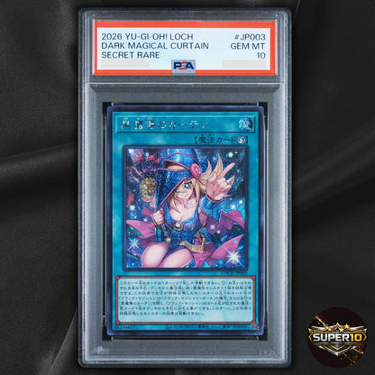 PSA 10 Dark Magical Curtain Secret Rare LOCH-JP003 Yu-Gi-Oh! Japanese