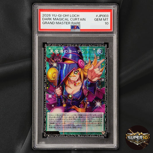PSA 10 Dark Magical Curtain LOCH-JP003 GMR Grandmaster Serial Numbered Japan Ver