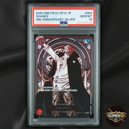 PSA 10 2024 One Piece OP09 Emperors In the New World - Shanks Alt Art OP09-004