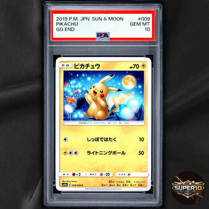 PSA 10 The Pokémon Company Pikachu 009/054 Sm10a: Gg End Regular JP 2019 70 HP
