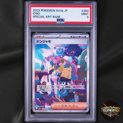 PSA 9 Iono SAR 350/190 SV4a Shiny Treasure ex Pokemon Card Japanese US SHIP
