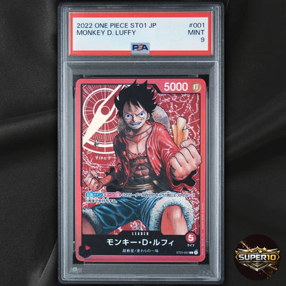 PSA 9 2023 Monkey D. Luffy ST01-001 L Start Deck Family Deck ONE PIECE Japanese