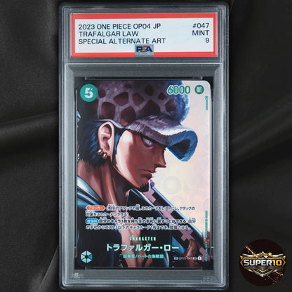 PSA 9 Trafalgar Law OP01-047