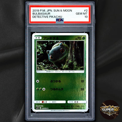 PSA 10 Bulbasaur 002/024 Smp2: Great Detective Pikachu Holo (Japanese)