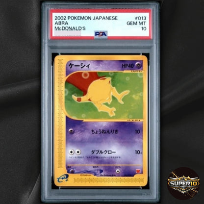 PSA 10 Abra 013/018 Promo Mcdonald's E Pack Pokemon Japanese - +