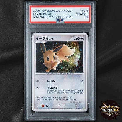 PSA 10 Eevee 011/012 Holo Shaymin LV.X Collection Pack 2009 Pokemon Japanese