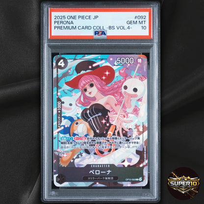 PSA 10 [ ] Perona OP10-092 Premium Card Collection Vol. 4 Japanese C