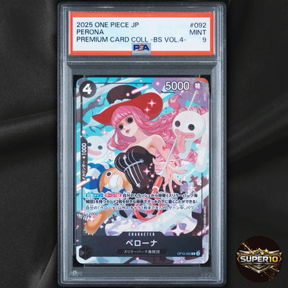 PSA 9 [ ] Perona OP10-092 Premium Card Collection Vol. 4 Japanese C